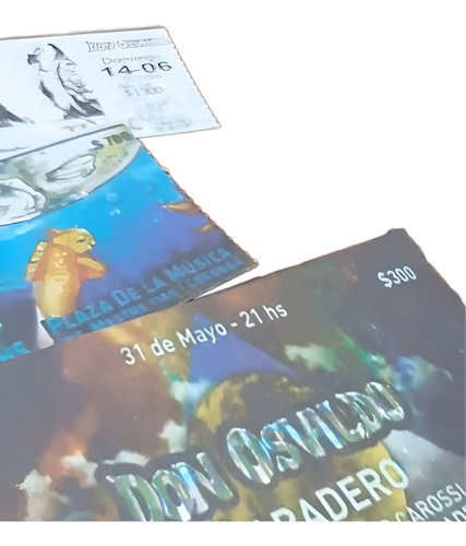 Don Osvaldo Reimpresión De 19 Entradas! Precio Es Por Unidad