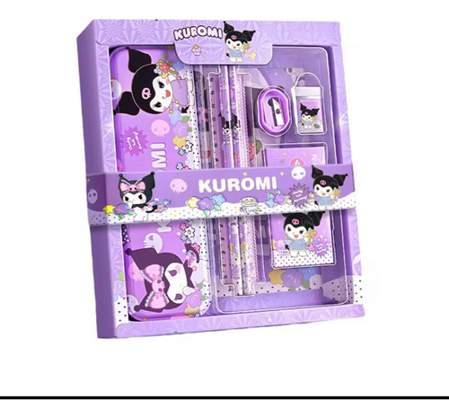 Kit Utiles Escolares Kuromi-my Melody-cinnamoroll