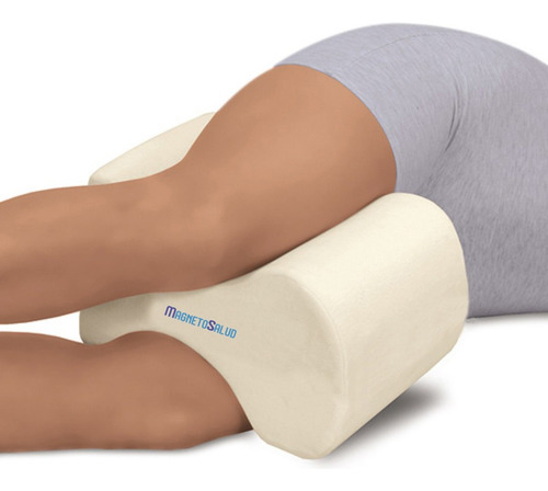 Almohada Separador Piernas Rodillas Ergonomico Alinea Lumbar Color Blanco
