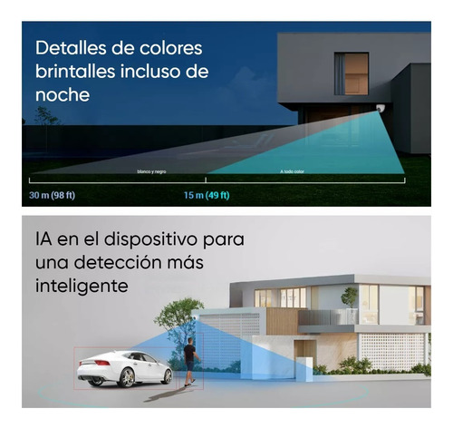 Camara Seguridad Exterior Inalambrica Wifi Ezviz H4 3mp