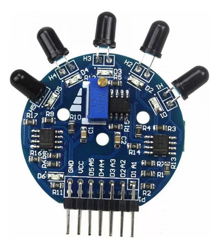 Sensor De Flama Llama Fuego De 5 Vías Digital Arduino