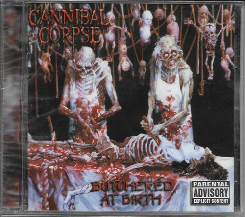 Cannibal Corpse- Butchered At Birth Cd+bonusvídeo Jewel Case (Reacondicionado)