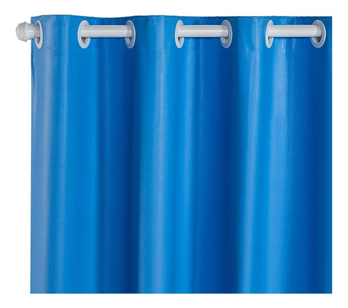 Cortina Corta Luz Blecaute Blackout 2,20 X 1,30 - Eddi Casa Cor Azul