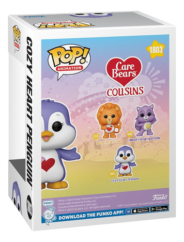 Animação Funko Pop: Care Bears-Cozy Hearted Penguin