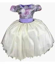 Comprar Vestido Super Luxo Lilas Acomp Tiara Brinde