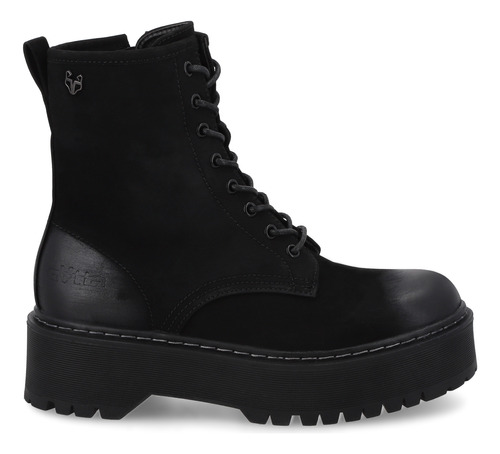 Botin Plataforma Negro 45761