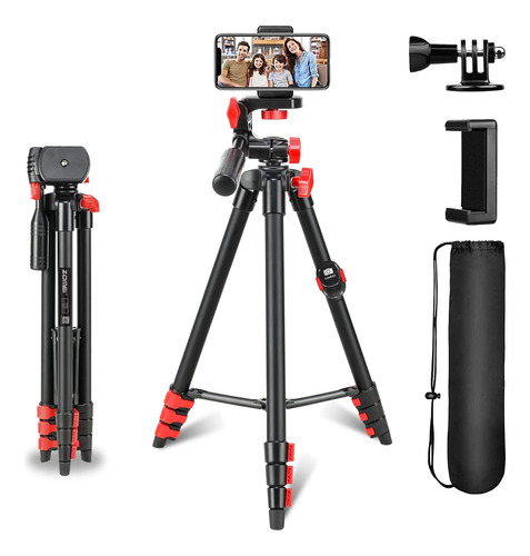 Phone TriPod Portable Zomei 54 Inch Travel TriPod Stand For