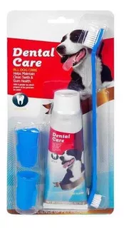 Pasta Dental Para Perros Y Gatos Kit Con Cepillo Sabor Menta