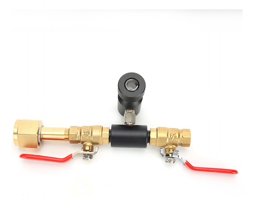 Adaptador De Recarga: Cilindro De Co2, Válvula Doble De Llen