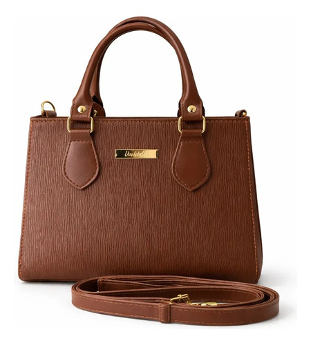 Bolsa Feminina Estruturada Casual Elegante Alça De Mão Chic
