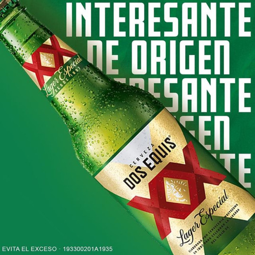 Cerveza Dos Equis Lager 355ml Botella Pack De 24