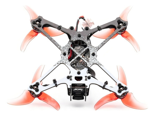 Drone Emax Tinyhawk II Freestyle RTF Kit With Controller & Goggles con cámara 700TVL negro y blanco y rojo 2 baterías