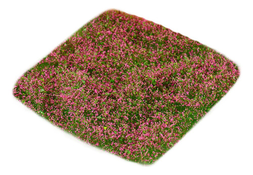 Terreno En Miniatura Grasa Estática De Hierba Rosa Rojo