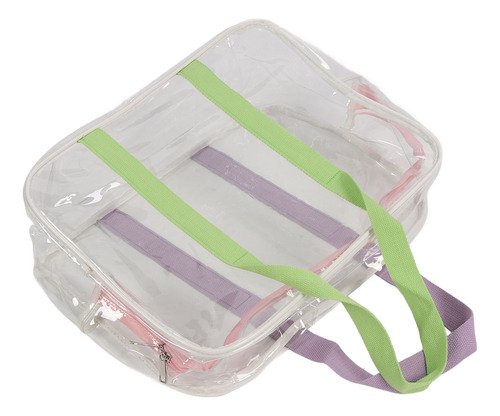 Bolsa De Playa Transparente De Gran Capacidad, Impermeable,