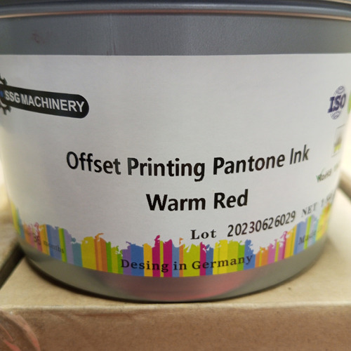 Offset Printing Pantone Ink Warm Red