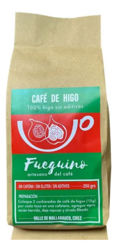 Café Molido Fueguino Higo 250g Sobre (x2)
