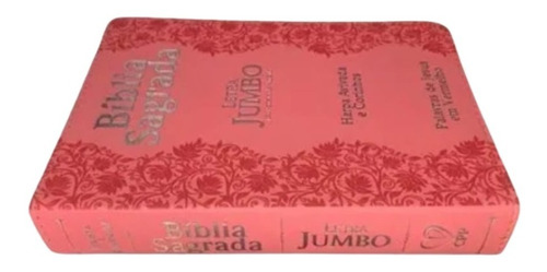 Bíblia Sagrada Letra Jumbo Com Harpa Corrigida E Índice