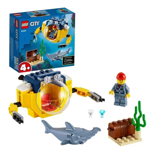 Kit De Construcción Lego City Minisubmarino Oceánico 60263
