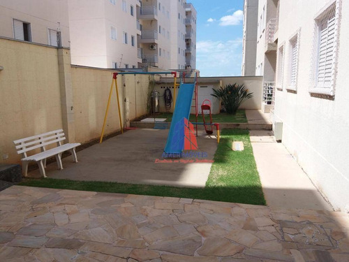 Apartamento Com 3 Dormitórios À Venda, 60 M² Por R$ 240.000 - Condomínio Campos Verdes - Parque Universitário - Americana/sp - Ap0384