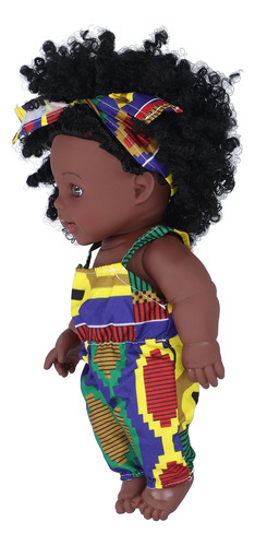 Bonecas De 30 Cm, Bebê Africano, Menina, Pele Preta, Cabelo