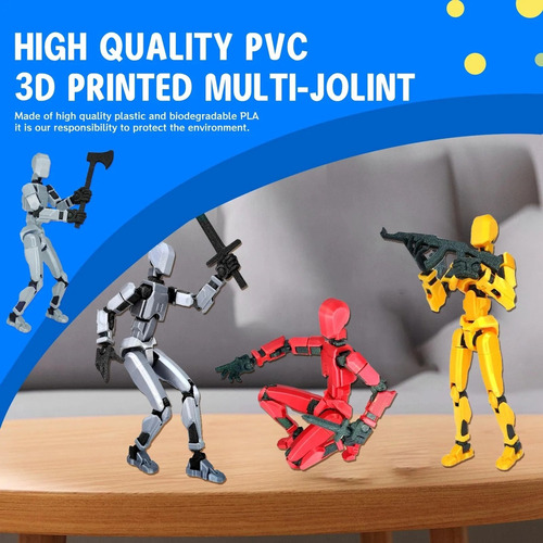 T13 Figura De Ação Impressa Em 3d Juntas Flexíveis 4
