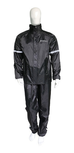 Imagen 3 de 4 de Impermeable Joe Rocket Rs-1 Rain Suit Negro Para Moto
