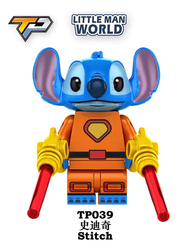 Figura Stitch Construcción De Bloques Stitch Figura Acción