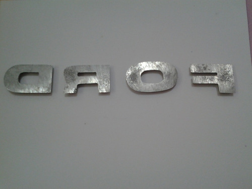 Emblema Ford Capot F-100 F-150 De Metal Pulido