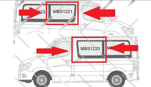 Vidro Lateral Sprinter 415 E 515 Com Janela