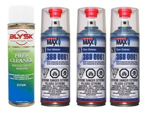 Blysk Bundle-(3)spray Max 2k Clear Glamour -blysk Prep Clean