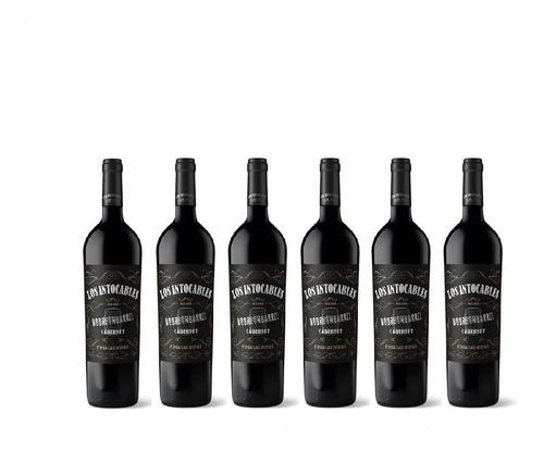 Vino Tinto Los Intocables Cabernet Sauvignon Caja X6 750ml