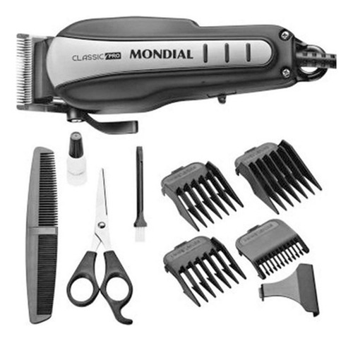 Cortador De Cabelo Tradicional Mondial Classic Pro Cr-03