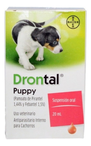 Drontal Antiparasitario Puppy X 20 Ml Y A