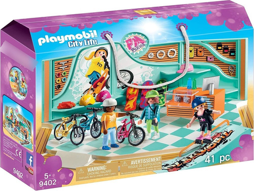 Playmobil Tienda De Bicicletas Y Patines