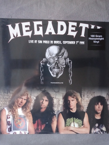 Megadeth - Live At San Paolo Do Brasil 1995 (2017) Vinilo