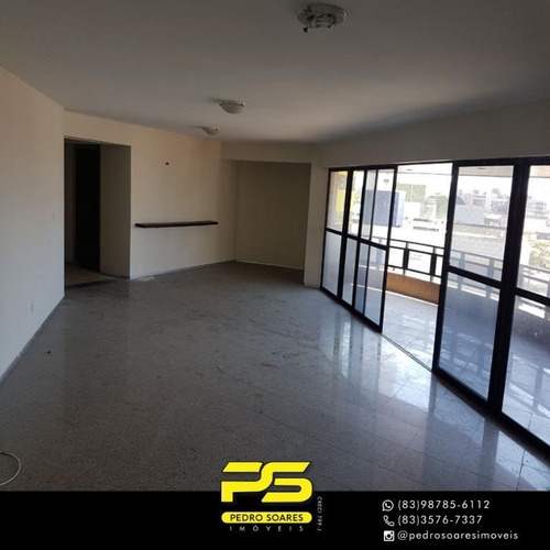 Apartamento Com 4 Dormitórios À Venda, 231 M² Por R$ 1.800.000 - Tambaú - João Pessoa/pb - Ap3639