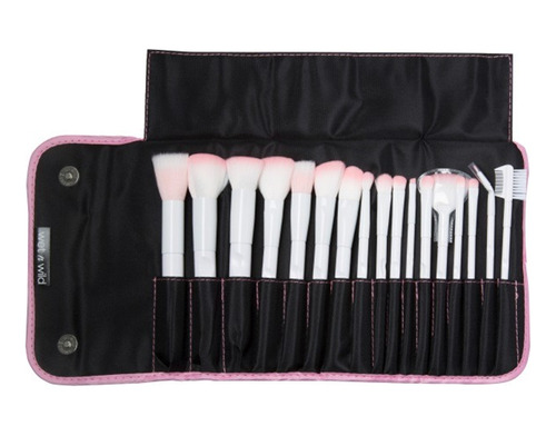 17 Piece Brush Roll - Wet N Wild -kit 17 Brochas Con Estuche