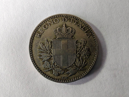 Moneda Italia 20 Centavos 1918 Regno D'italia(x12