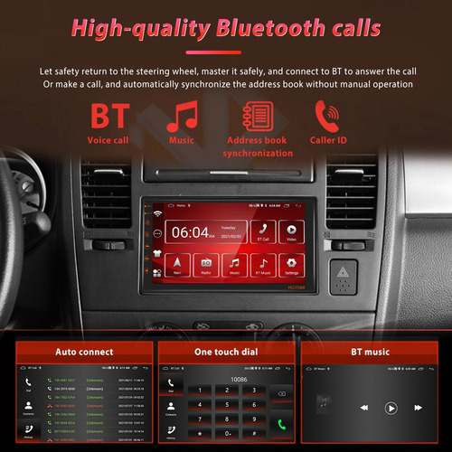 Chepara 2din 7 «radio Estéreo Del Coche De Android 11 2+16g
