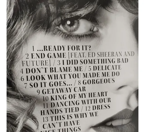 Lp Taylor Swift - Reputation ( Vinil Picture ) Lacrado | MercadoLivre