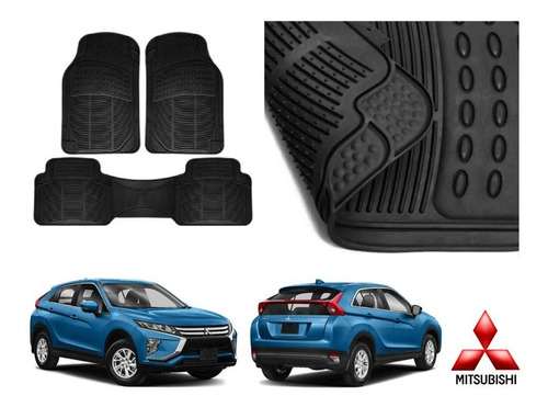 Tapetes Uso Rudo Mitsubishi  Eclipse Cross 2019 Rubber Black