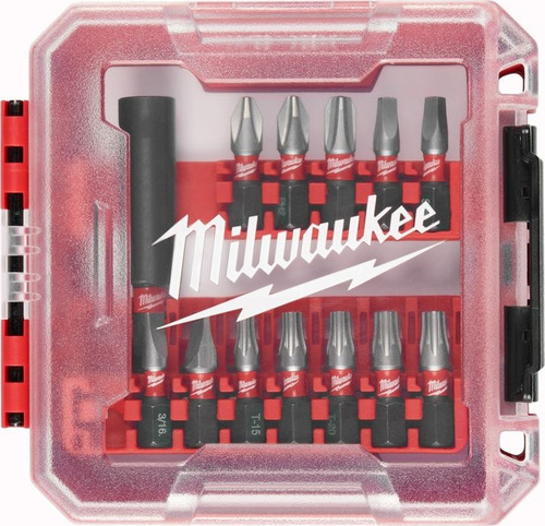 Kit 12 Puntas De Impacto + Adaptador Shockwave Milwaukee