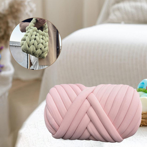 Tubo De Hilo Grueso Hilo Brazo De Hilo Tejido De Rosa