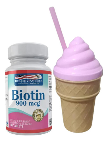 Biotina 900mcg + Obsequio - Unidad a $428