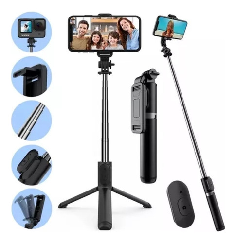 Palo Selfie Trípode Celular Con Control Remoto Y Bluetooth