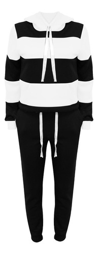 Pantalones Deportivos De Manga Larga Con Capucha A La Moda P