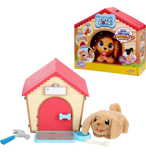 Puppy Home Little Live Pets Cachorro C/25 Sonido Reacciones