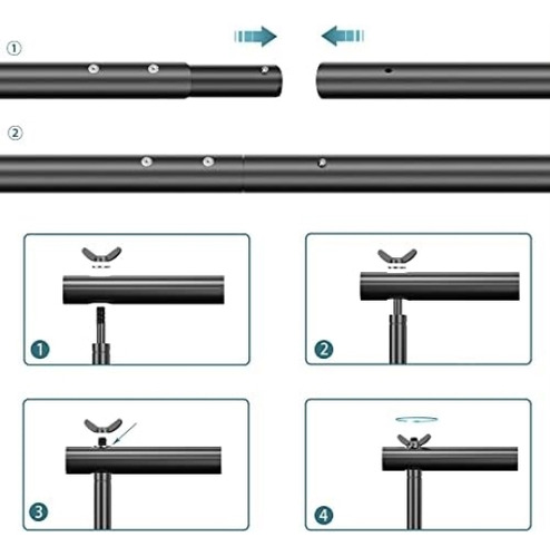 Fudesy Photo Video Studio Soporte De Fondo Ajustable Resiste