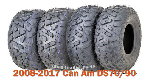 2008-2017 Can Am Ds70/90 Full Set Atv Tires 19x7-8 & 18x Ugg