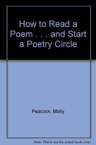 Libro:  How To Read A Poem . . . And Start A Poetry Circle